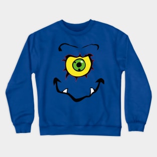 Funny One eye creature Crewneck Sweatshirt